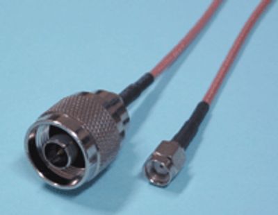 SMAR-adapterkabel SMA-reverse/N-hane 50 ohm 0,15 m
