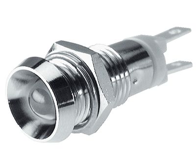 LED-märkeslampa 8mm 24-28Vdc röd/grön (SMBE08214)