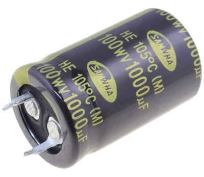 Elektrolytkondensator SNAP-IN 1000uF 100V R-10