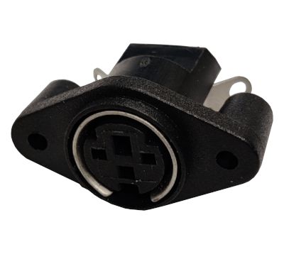 Mini-DIN-chassikontakt 3-polig hona *