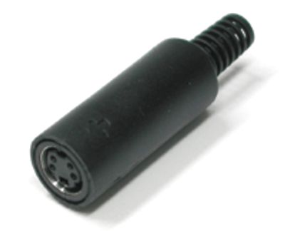 Mini-DIN-förlängningskontakt, 4-polig hona