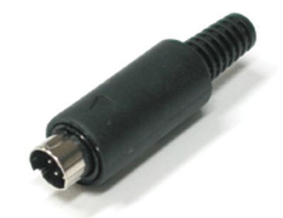 Mini-DIN-kontakt 7-polig hane