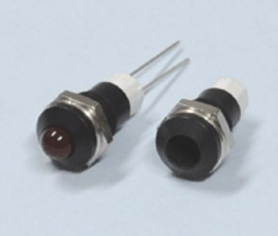 Monteringsfäste 5mm LED metall/svart