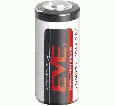 Litiumbatteri 3,6V 1650mAh 2/3AA (ER14335 STD)