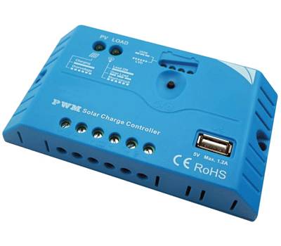 Laddningsregulator för solpanel 12V/24V 10A Laddningsregulator för solpanel 12V/24V 10A