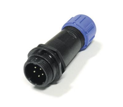 Vattentät förlängningskontakt IP68 5-polig hane