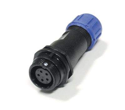 Vattentät förlängningskontakt IP68 5-polig hona