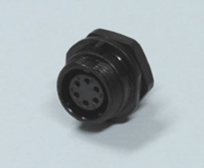 Vattentät chassikontakt IP68 6-polig hona