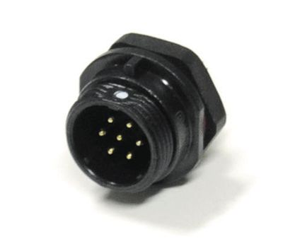 Vattentät chassikontakt IP68 7-polig hane
