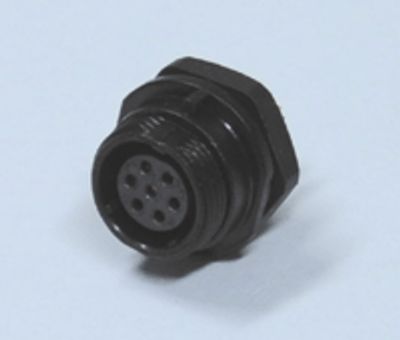 Vattentät chassikontakt IP68 7-polig hona