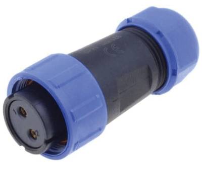 Vattentät kontakt IP68 2-polig hona