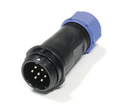 Vattentät förlängningskontakt IP68 7-polig hane