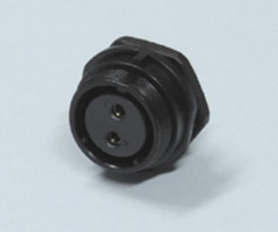 Vattentät chassikontakt IP68 2-polig hona