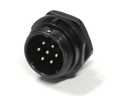 Vattentät chassikontakt IP68 7-polig hane