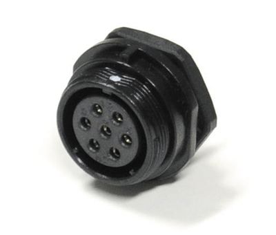 Vattentät chassikontakt IP68 7-polig hona