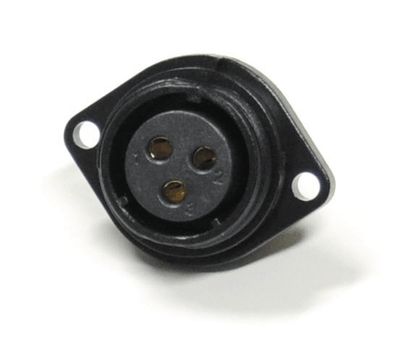 Vattentät chassikontakt IP68 3-polig hona