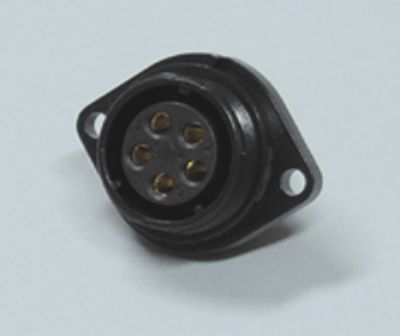 Vattentät chassikontakt IP68 5-polig hona