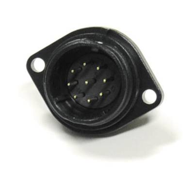 Vattentät chassikontakt IP68 9-polig hane