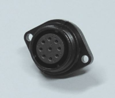 Vattentät chassikontakt IP68 9-polig hona