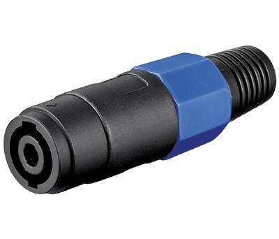 Högtalarförlängningskontakt 4-polig (Speakon-kompatibel)