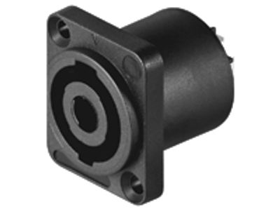 Högtalarkabelfäste 4-poligt (Speakon-kompatibelt)