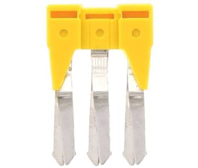 Kortslutningslist för SRK2.5-seriens radplintar 3-polig (17202.8)