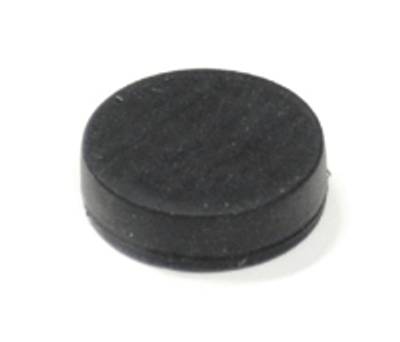 Gummibelagd permanentmagnet Neodymium N42 22x6,4mm