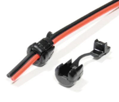 Kabelgenomföring 2,3x4,5mm svart