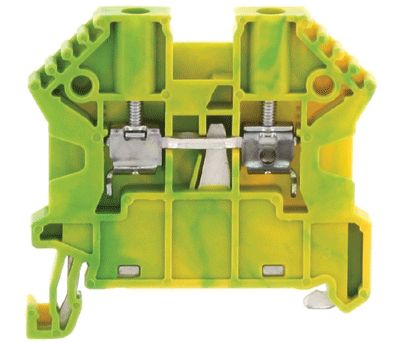 Jordningslist för DIN-skena 2,5mm² gulgrön (17103.2)