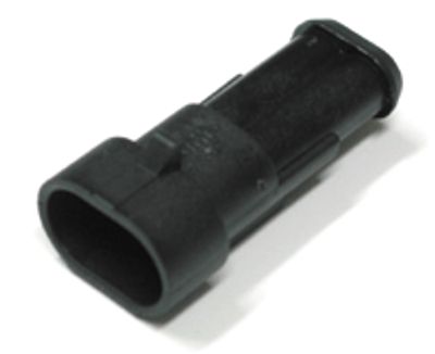 Kopplingsram SuperSeal-serien för hanstift 2-polig (282104-1)