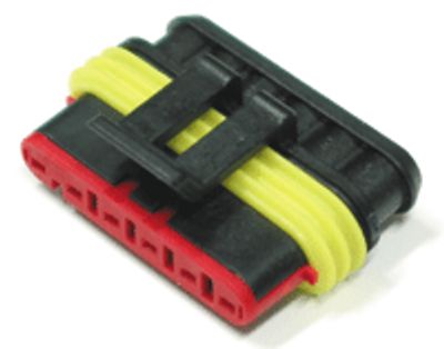 Kopplingsram SuperSeal-serien för honkontakter 6-polig (282090-1)