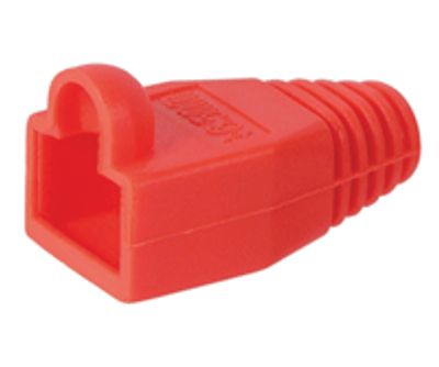Böjningsskydd för RJ45-kontakter röd