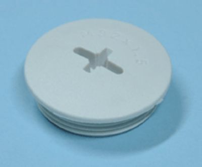 Plugg i plast M32 grå