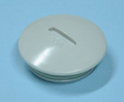 Plugg i plast PG21 grå