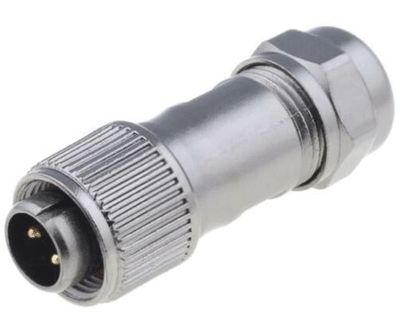 Vattentät kontakt IP67 2-polig hane