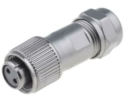 Vattentät kontakt IP67 2-polig hona