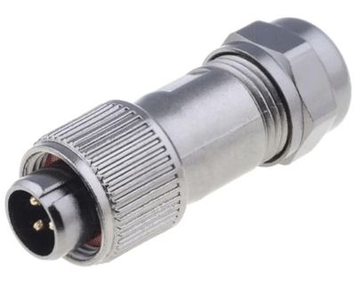Vattentät kontakt IP67 3-polig hane
