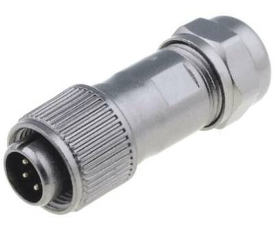 Vattentät kontakt IP67 5-polig hane