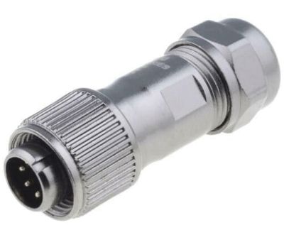 Vattentät kontakt IP67 6-polig hane