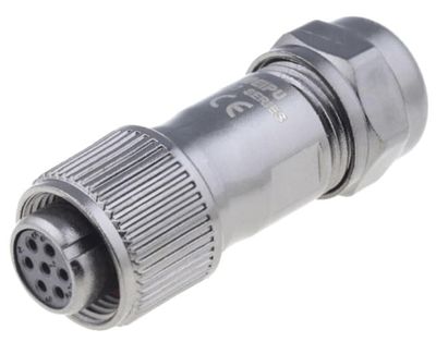 Vattentät kontakt IP67 7-polig hona