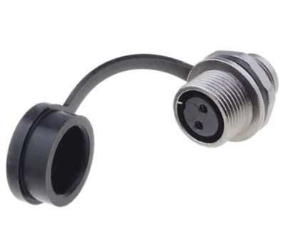 Vattentät husskontakt IP67 2-polig hona