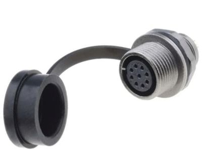 Vattentät chassikontakt IP67 9-polig hane