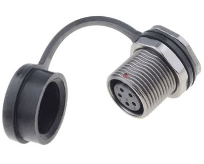 Vattentät chassikontakt IP67 5-polig hona
