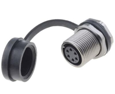 Vattentät chassikontakt IP67 6-polig hona