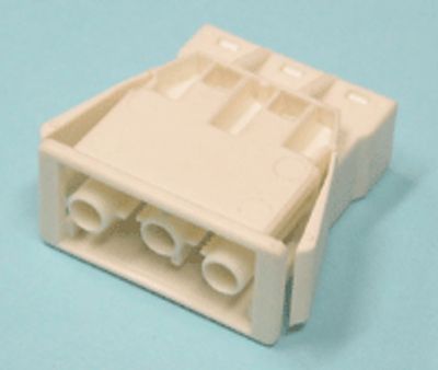 Ramanslutning ST18-serien 3-polig hane vit