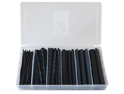 Värmeslangset 1,5-13,0 mm svart 100 st