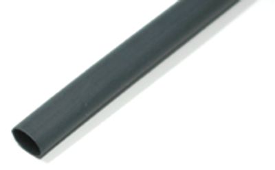 Svart krympslang 6,4 mm 1 m