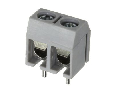 Skruvanslutningslist för kretskort 2-polig R-5