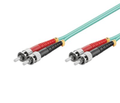 Fiberoptisk kabel ST/ST duplex/multimode (OM3) 5m
