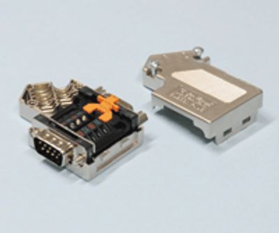 D-kontakt SUBCON/PROFIBUS 9-polig hane/hona skruvanslutning